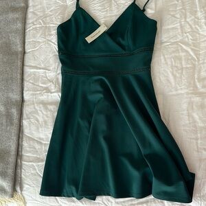 NWT Francesca’s Green Dress